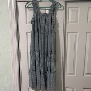 Miss Me Blue Sleeveless Dress